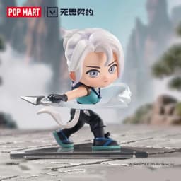 POPMART VALORANT AGENTS Series Plush Doll Genuine Blind Box Toys Mystery Box Doll Guess Bag Anime Figure Gifts