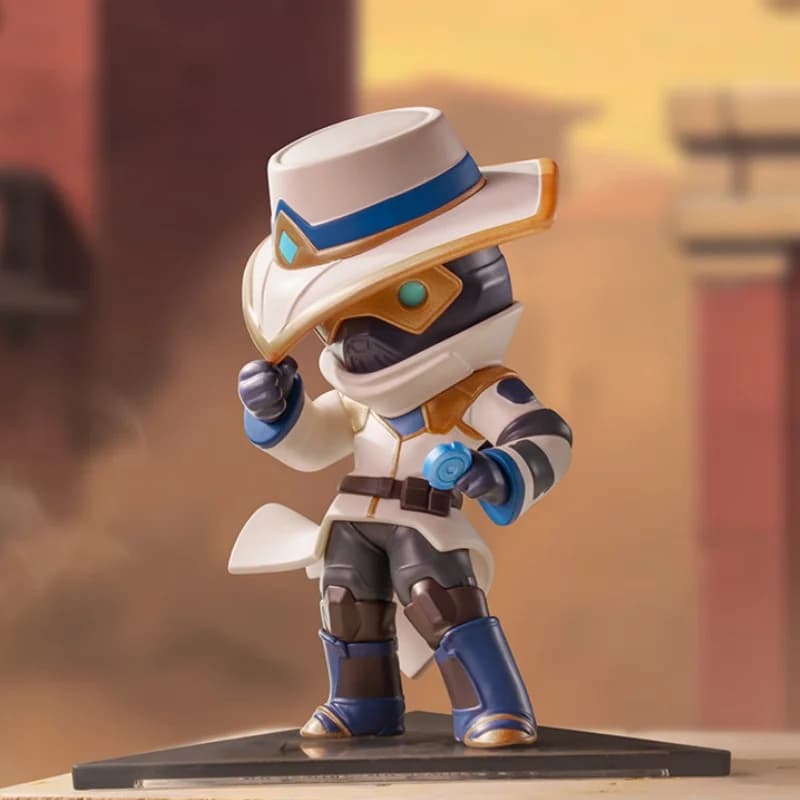 POPMART VALORANT AGENTS Series Plush Doll Genuine Blind Box Toys Mystery Box Doll Guess Bag Anime Figure Gifts