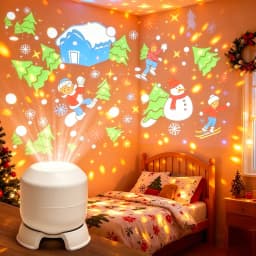 Halloween Projector Led Night Lights USB Dynamic Rotating HD LED Projector Light for Room Ceiling Halloween Christmas Decor Lamp