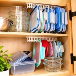 Kitchen Under‑Cabinet Food Container Lid Organizer Kitchen Sink Storage Lid Rack Hooks with Screw Wall Mount Space Saving Holder