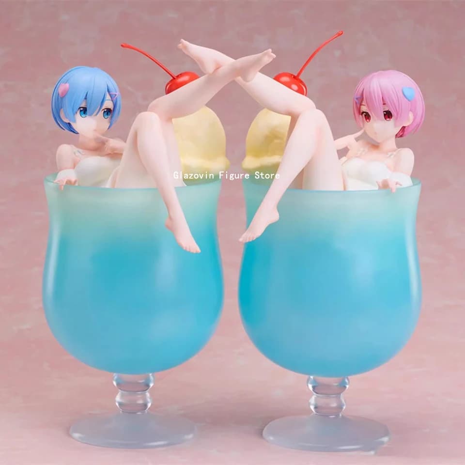 Original Genuine elCOCO Re: Zero Starting Life in Another World 20.7cm Rem Ram PVC Action Figure Collectible Model Toy Glazovin