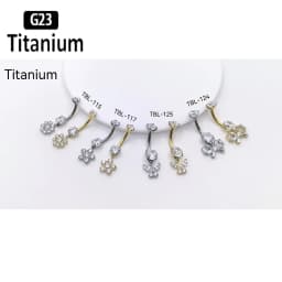 1PCS Belly Piercing Button Rings G23 Titanium ASTM F136 14g Internally Threaded Navel Ring Earrings Button Piercing Body Jewelry
