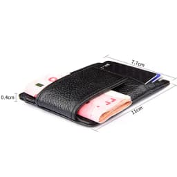 Leather Magnetic Money Clip Wallet for Mens Wallet and Cash of Card Sleeve Mens Magnetic Wallet