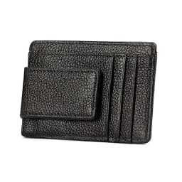Leather Magnetic Money Clip Wallet for Mens Wallet and Cash of Card Sleeve Mens Magnetic Wallet