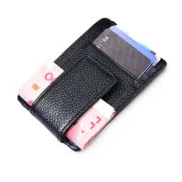 Leather Magnetic Money Clip Wallet for Mens Wallet and Cash of Card Sleeve Mens Magnetic Wallet