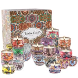 36 ham mixed aromatherapy candles, soy wax for various fragrances, home decoration, parties and weddings