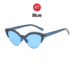 VIVIBEE Women Cat Eye Sunglasses Designer Luxury Brand Red Cateye Glasses for Female Vintage UV400 Gradient Ladies Eyewear