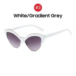 VIVIBEE Women Cat Eye Sunglasses Designer Luxury Brand Red Cateye Glasses for Female Vintage UV400 Gradient Ladies Eyewear