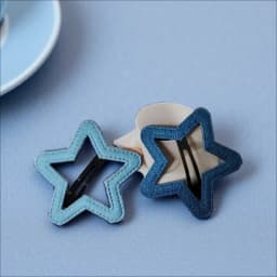 2pc Hot Fashion Denim Heart Star BB Hairpin Hair Side Clips for Women Girls Child Gift Hair Accessories Headwear Ornament