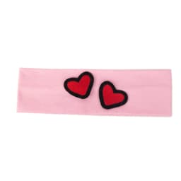 Fashion Kids Cut Love Applique Headband Baby Girls Soft Cotton Plain Flat Hairband Children Accessories Elastic Hair Bands
