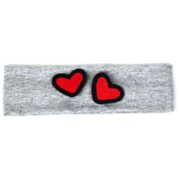 Fashion Kids Cut Love Applique Headband Baby Girls Soft Cotton Plain Flat Hairband Children Accessories Elastic Hair Bands