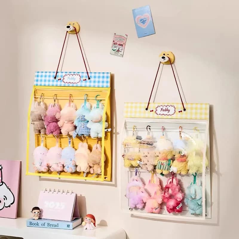 Household Doll Storage Bag Cotton Doll Hanger Storage Dustproof Cover Doll Storage Hanger Bag Trendy Doll Display Bag
