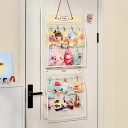 Household Doll Storage Bag Cotton Doll Hanger Storage Dustproof Cover Doll Storage Hanger Bag Trendy Doll Display Bag