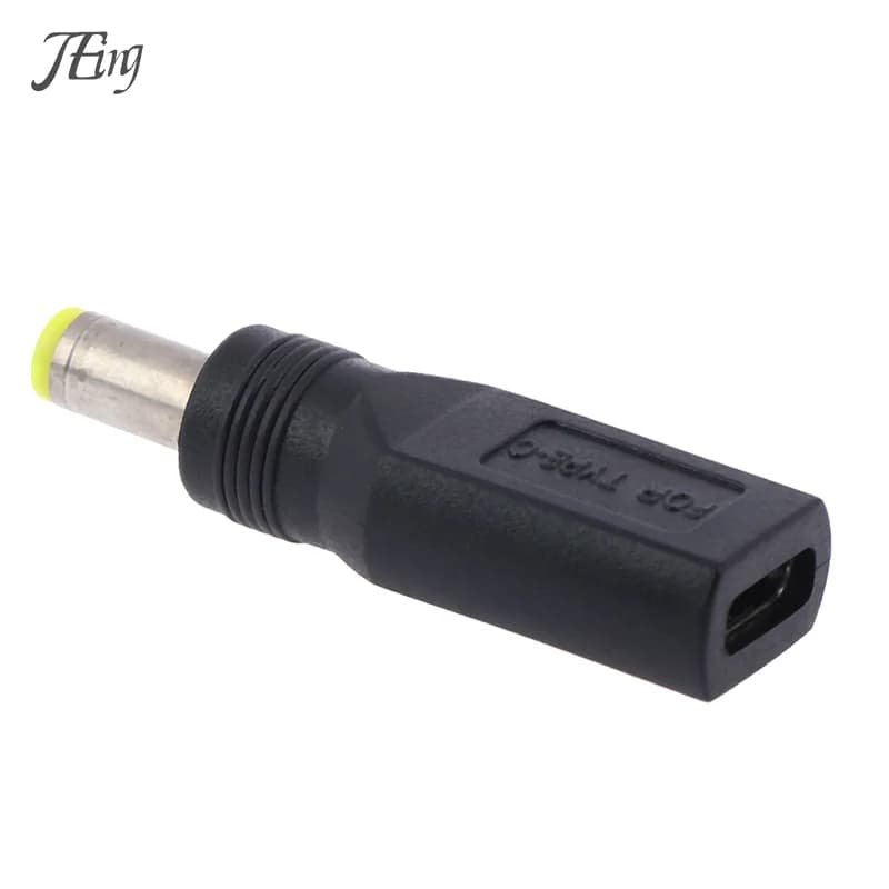 1pc USB 3.1 Type C USB-C Female to 5.5mm x 2.5mm Male DC Power Charging Adaptor
