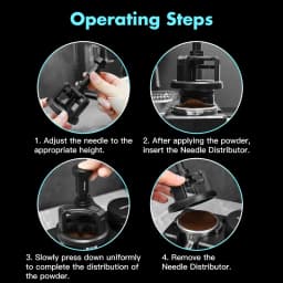 AliKisscafe WDT Tools Rotary 51mm 54mm 58mm Espresso Stirrer Needle Distributor Magnetic Coffee Maker Accessories Barista Tools