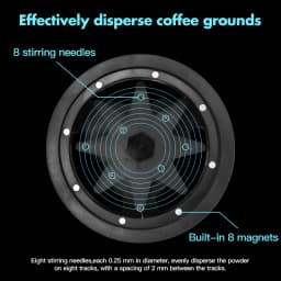 AliKisscafe WDT Tools Rotary 51mm 54mm 58mm Espresso Stirrer Needle Distributor Magnetic Coffee Maker Accessories Barista Tools