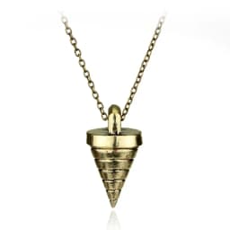 Anime Tengen Toppa Gurren Lagann Tengentoba Core Drill Pendant Necklace for Women Men Gold Color Pendant Fans Collection Jewelry