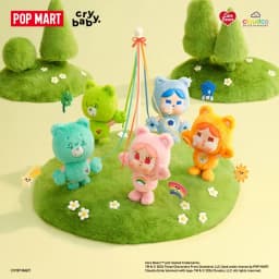 POP MART CRYBABY Care Bears Series Vinyl Plush Pendant Blind Box Official Genuine Mystery Box Collectible Figure Bag Ornament