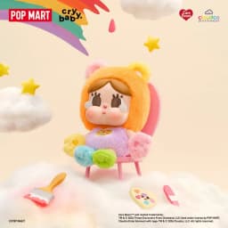 POP MART CRYBABY Care Bears Series Vinyl Plush Pendant Blind Box Official Genuine Mystery Box Collectible Figure Bag Ornament