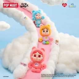 POP MART CRYBABY Care Bears Series Vinyl Plush Pendant Blind Box Official Genuine Mystery Box Collectible Figure Bag Ornament