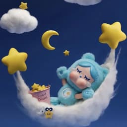 POP MART CRYBABY Care Bears Series Vinyl Plush Pendant Blind Box Official Genuine Mystery Box Collectible Figure Bag Ornament