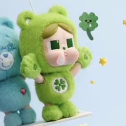 POP MART CRYBABY Care Bears Series Vinyl Plush Pendant Blind Box Official Genuine Mystery Box Collectible Figure Bag Ornament