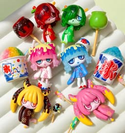 Original Capsule Toys Kawaii VIRUSWEETS Figure Collection Summer Festival Fruit Chocolate Dessert Desktop Ornament Gifts Gasha