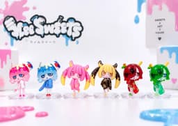 Original Capsule Toys Kawaii VIRUSWEETS Figure Collection Summer Festival Fruit Chocolate Dessert Desktop Ornament Gifts Gasha