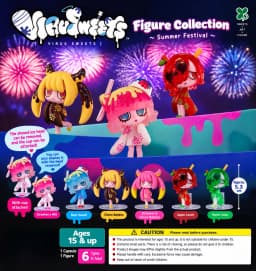 Original Capsule Toys Kawaii VIRUSWEETS Figure Collection Summer Festival Fruit Chocolate Dessert Desktop Ornament Gifts Gasha