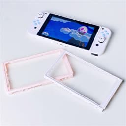 Front Frame Modified Shell Faceplate For Nintendos Switch NS Console Housing Shell Case Cover Replacement Parts