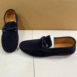 Men Loafers Business Shoes Suede Leather Soft Sole Male Casual Shoes Retro Flat Dress Shoes Moccasins Designer Slip on Men Shoe