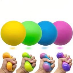 Slow Rising Stress Balls Fidget Toys for Adults Dough Squishy Balls Soft Sensory Calm Down Item for Classroom Autism ADHD