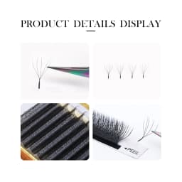 DeceMars 3DW/4DW/5DW/6DW/NEW 6DW/7DW/8DW/NEW 8DW/9DW/10DW/NEW 10DW Eyelash Extension for Makeup