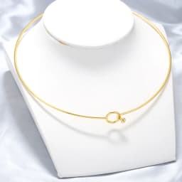 Stainless Steel Heart Round Adjustable Collar Women's Necklace Simple Open Neck Metal Jewellery Accessories: VL534 VL535