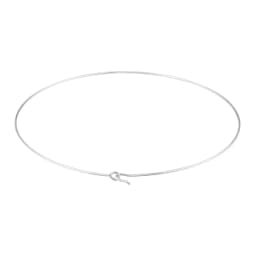 Stainless Steel Heart Round Adjustable Collar Women's Necklace Simple Open Neck Metal Jewellery Accessories: VL534 VL535