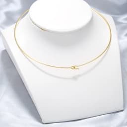 Stainless Steel Heart Round Adjustable Collar Women's Necklace Simple Open Neck Metal Jewellery Accessories: VL534 VL535