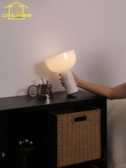 Danish Design Marble Table Lamp with USB Charging Touch Switch Atmosphere Desk Lights Living Room Bedroom Bedside Study Kitchen
