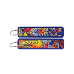 1pcs Cute Animals Embroidery Key Fobs Anime Monster Key Tags Keychains for Motorcycles Cars Fashion Key Rings Accessories Gifts