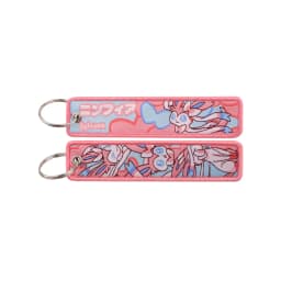 1pcs Cute Animals Embroidery Key Fobs Anime Monster Key Tags Keychains for Motorcycles Cars Fashion Key Rings Accessories Gifts