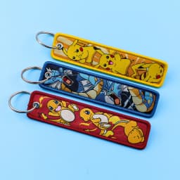 1pcs Cute Animals Embroidery Key Fobs Anime Monster Key Tags Keychains for Motorcycles Cars Fashion Key Rings Accessories Gifts