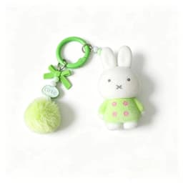 Miffy Cute Creative Fashion Plush Keychain Portable Decorative Rabbit Pendant Anime Bag Kawaii Suitable for Men and Women Gifts