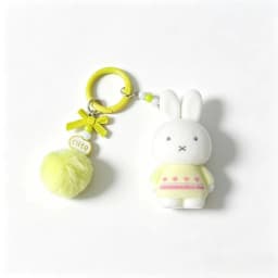 Miffy Cute Creative Fashion Plush Keychain Portable Decorative Rabbit Pendant Anime Bag Kawaii Suitable for Men and Women Gifts