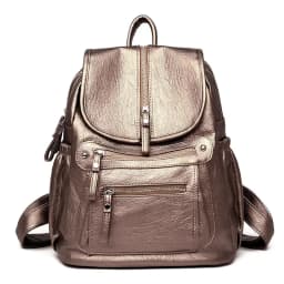 Women High Quality Leather Backpacks Vintage Female Shoulder Bag Sac A Dos Travel Ladies Bagpack Mochilas School Bags for Girls
