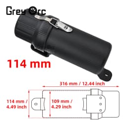 Universal Motorcycle Tool Tube Storage Box Waterproof Gloves Case for Honda BMW Yamaha Kawasaki - Durable Bike Accessory