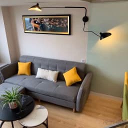 Industrial Black Aluminium Spider Serge Mouille LED Wall Lamps,Adjustable Long Arm LED Light Living Room Bedroom Home Decor
