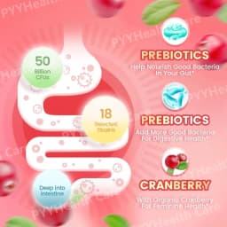 Probiotic for Women Probiotic Gummies Feminine Daily Wellness Balance Ph Gummies Cranberry Probiotics Health Yeast Ph Balance