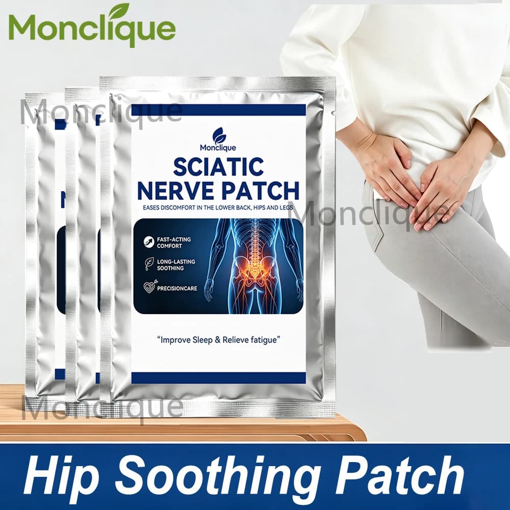 10/72PCS Sciatic Nerve Massage Patch Piriformis Hip Bandage Soothe Meridians Relax Muscle Promotes Blood Circulation Massage Mat