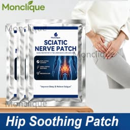 10/72PCS Sciatic Nerve Massage Patch Piriformis Hip Bandage Soothe Meridians Relax Muscle Promotes Blood Circulation Massage Mat