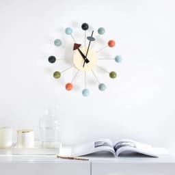 Quiet Round Ball Wood Wall Clock Home Decor Modern Design 3D Clocks for Living Room Decoration Accessories with Import Movement