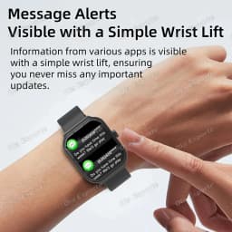 Men Women Smart Watch 2.01'' Waterproof Fitness Sport Watch Answer Call Sleep Sport Pedometer Information Alerts Smartwatch Ht30